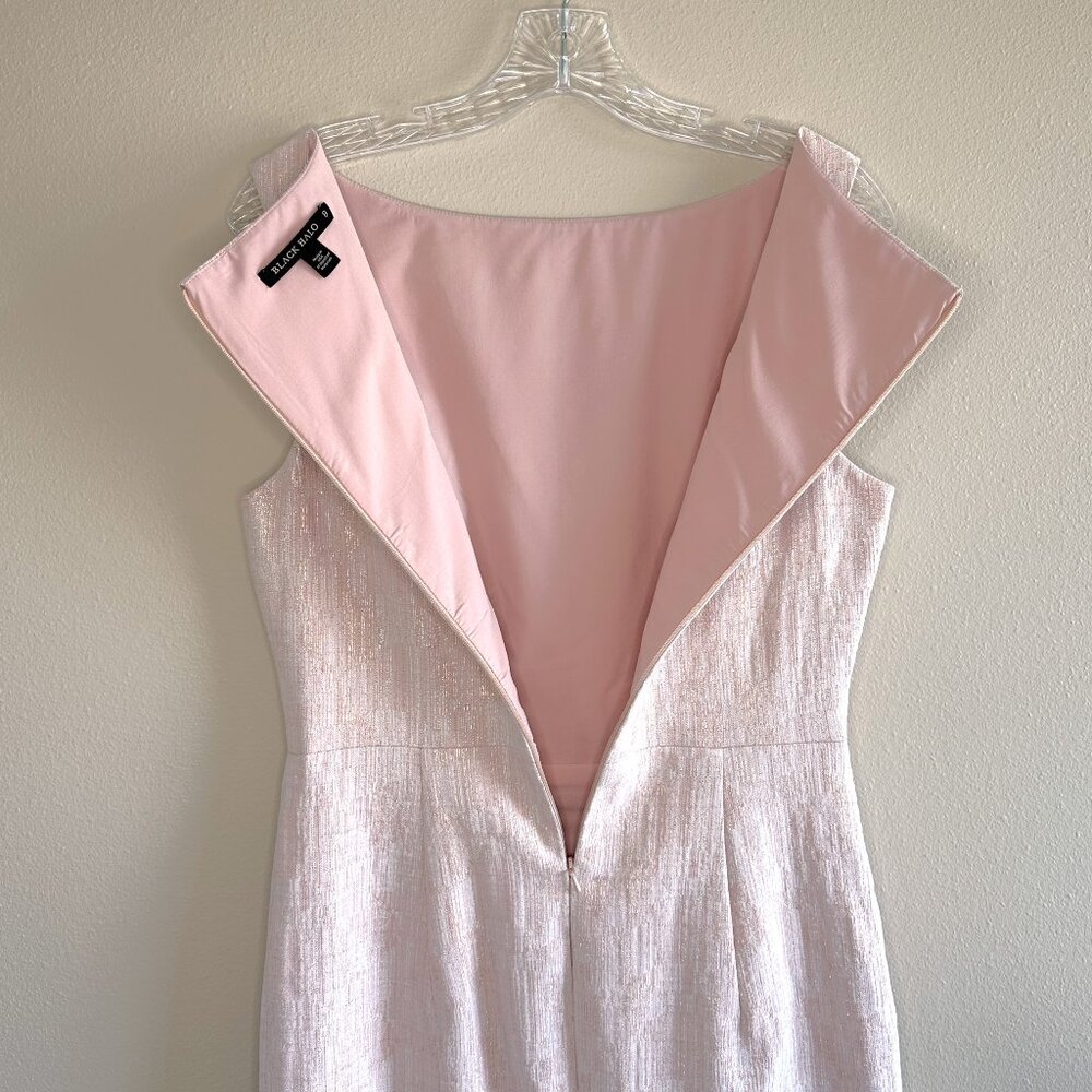 Black Halo Iona Sleeveless Sheath Dress, Rose Stone, 8 - Picture 8 of 12
